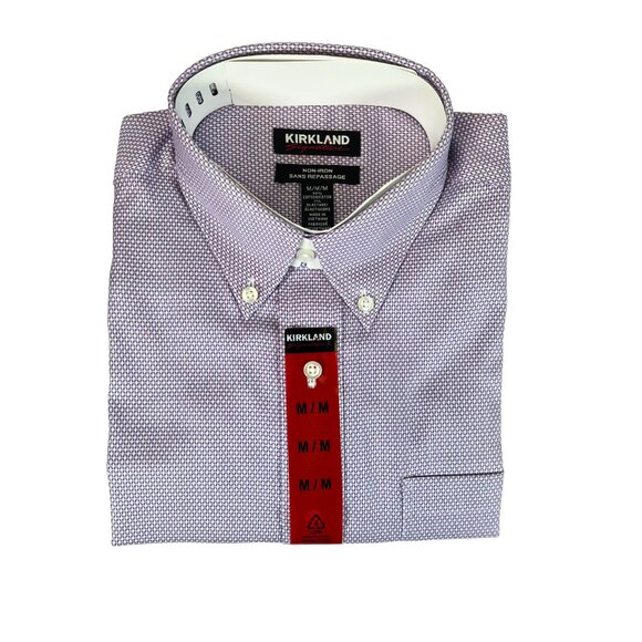 Kirkland Signature Men's Short Sleeve Sport Shirt – Size M - Picture 2 of 6